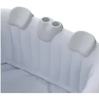 Arebos Whirlpoolkopfstütze Set 2 Nackenkissen & Getränkehalter für Whirlpool, 100% wasserdicht, (Getränkehalter + 2x Nackenkissen für Spa Pools, 3-St., Getränkehalter + 2x Nackenkissen für Spa Pools), Wasserdichter PU-Schaum