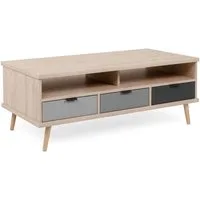Finori Couchtisch, Modern Dekor Elegance Endgrain 120 x 46,3 x 60 cm