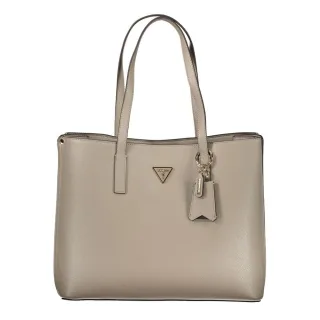 Guess Jeans Grau Polyurethan Damenhandtasche