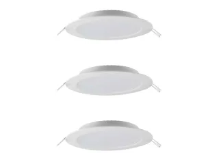 V-TAC LED-Einbauleuchte VT-61006, EEK: E, 6 W, 660 lm, 3000 K, 3 Stück