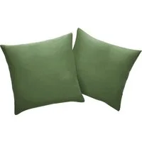 Bruno Banani Dekokissen Lagan, 2-er Set, einfarbig, Kissenhüllen ohne Füllung, 40 x 40 cm
