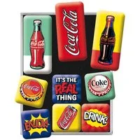 Nostalgic-Art Magnet 9tlg. Magnetset - Coca Cola Pop Art