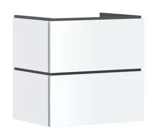 Hansgrohe Waschtischunterschrank Xilesa E 630x470mm 2 Schubkästen f.Waschtisch mattweiss, 54256700 54256700