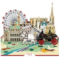 papercrush Geburtstagskarte Wien Pop-Up Karte