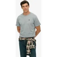 Superdry Rundhalsshirt ESSENTIALS RELAXED TEE Relaxed Fit, aus Baumwolle und Single Jersey, mit Logostickerei