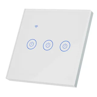 EWELINK WiFi bluetooth Smart Switch 1/2/3 Gang Touch Access Panel Switch Voice Control with Alexa Google Assistant eWeLi