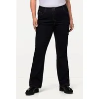 Ulla Popken Funktionshose Jeans Marie Bootcut Komfortbund 5-Pocket-Schnitt