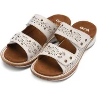 Ara HAWAII Pantolette Keilabsatz, Schlupfschuh, Sommerschuh, in G-Weite (weit)
