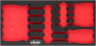 VIGOR Weichschaum-Einlage, leer, V4991-L