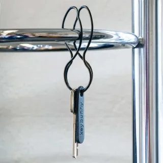 Keybunny - patentierter Schlüsselring mit Halteclip