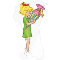 Spreadshirt Aufkleber Bibi Blocksberg Mit Zuckertüte Sticker Aufkleber