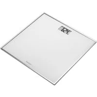 BEURER Personenwaage GS 120, kompakte Glaswaage aus Sicherheitsglas mit nur 1,8 cm Höhe, Tragkraft bis 150 kg, platzsparendes Format mit 27 x 26 cm