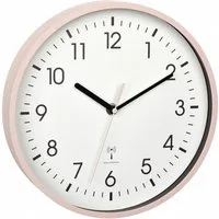 TFA Dostmann Wanduhr TFA 60.3550 analoge Funk-Wanduhr Funkuhr 245 mm mit Sekundenzeiger