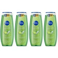Nivea Duschgel Pflegedusche Lemongrass & Oil 4 x 500 ml, 4-tlg.