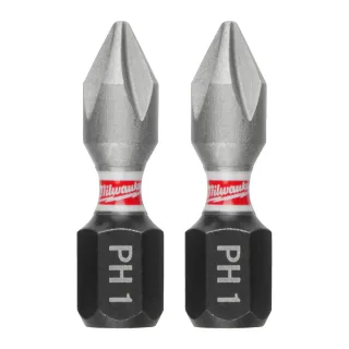 Milwaukee SHOCKWAVE Bit PH1 25mm 3 Stück - 4932500352