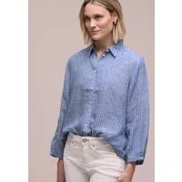 STREET ONE Hemdbluse mit Streifen Muster