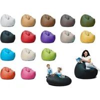 sunnypillow Sitzsack mit Styropor Füllung Outdoor & Indoor für Kinder und Erwachsene