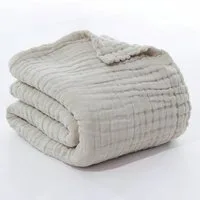 Wohndecke Musselin Decke, JASLIFE, Sommerdecke,100% Baumwolle