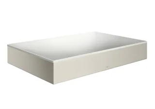 Hansgrohe Aufsatzwaschtisch AXOR Suite Basins&Bathtubs 600x400mm o.Hl.Ül.weiss/edelstahl optic, 4200 42004800