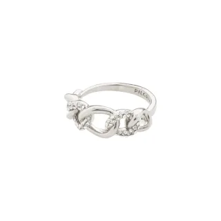 pilgrim - Recycelter Ring - Wrenley silver - Gr. - OS