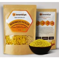Bienenbiya Bienenwachstücher 200g/400g/1Kg 100% Reine Bienenwachs Pastillen ohne Zusatzstoffe, natürliches Beeswax für Salben,Kosmetika,Seifen,Kerzenherstellung und Leder-/Holzpflege, 100% natürlich ohne zusatzstoffe