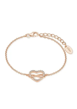 s.Oliver - Armband beige - Gr. - 20