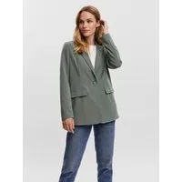 Vero Moda Longblazer VMZELDA LS LOOSE BLAZER NOOS lässige Form, 1-Knopf Verschluss