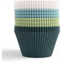 TUWENA Silikonform Cupcake-Formen, Backformen aus Silikon Muffinform Silikonformen, (12-tlg), Antihaftwirkung