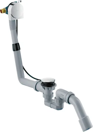 Hansgrohe Ein-, Ab- und Überlaufgarnitur Exafill S Komplettset f.Normalwa.chrom, 58113000 58113000