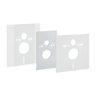 Geberit Abdeckplatte mit Schallschutzset 115396001 zu Duofix Element für Wand WC höhenverstellbar