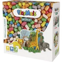 PlayMais Kreativset Classic World JUNGLE – Kreatives Spielen, Bastelspiel Set Motorik, Made in Germany