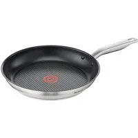 Tefal Bratpfanne Virtuoso, Edelstahl (1-tlg), Edelstahl, Antihaftversiegelung, Thermo-Spot, alle Herdarten,Induktion