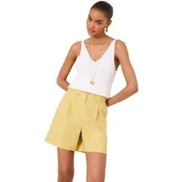 LIPSY Shorts Lipsy Tailored Fit Shorts mit Riegel (1-tlg)