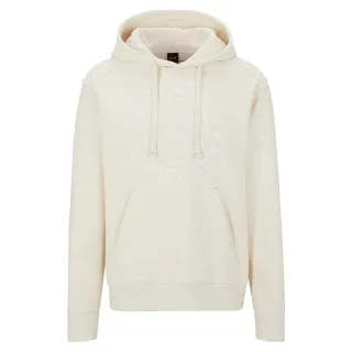Boss - Kapuzenpullover für Herren, Raglanärmel, Athletisch (Weiß)