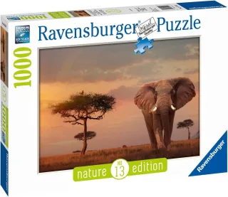 Ravensburger Puzzle 15159 - Elefant in Masai Mara National Park [1.000 Teile]