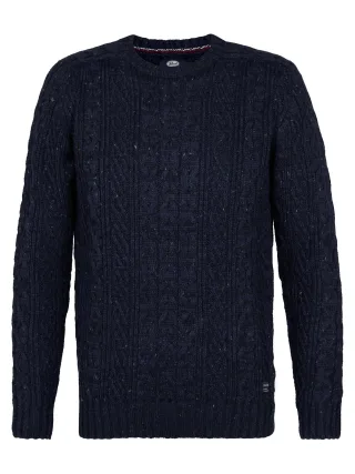 Petrol Industries - Groß gestrickter Pullover Medford Herren - Blau