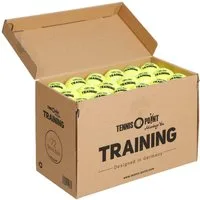 Tennis-Point Tennisball Training - 72 Tennisbälle - Drucklose Bälle - (72er Box)