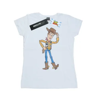 Disney - "Toy Story 4 Sheriff Woody Pose" T-Shirt für Damen (Weiß)