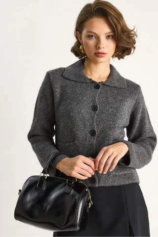 Strick-Kardigan mit Taschen