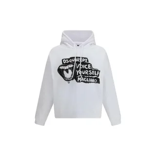 Dsquared² Weißes Baumwoll-Sweatshirt