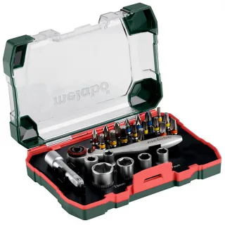 Metabo Bit- und Ratschen-Box SP - 26 teiliges Set - 626701000