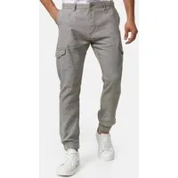 Indicode Leinenhose Herren Booth Sommerhose Leinen Herrenhose mit 6 Taschen, 55% Leinen