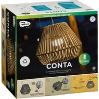 New Garden Dekolicht New Garden Conta Recharge battery Hang taupe grey