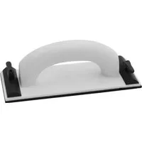 TECTOOL Handschleifer HANDSCHLEIFER MIT SCHNELLVERSCHLUSS, 240X85MM, (Packung, 1 tlg., 1 Handschleifer), Moosgummibelag