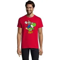 Blondie & Brownie T-Shirt Herren Yoshi & Mario Konsole Super Retro Kosole Luigi