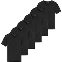 uncover by SCHIESSER Unterhemd 6er Pack Basic (Spar-Set, 6-St) Unterhemd / Shirt Kurzarm - Baumwolle