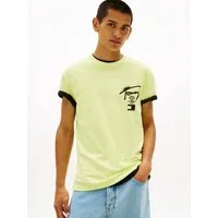 Tommy Jeans T-Shirt TJM REGULAR CITY SIGN Regular fit mit Markenprint