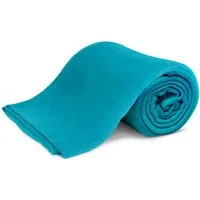 Wohndecke Polar-Fleece mit Antipilling, ca. 420g, 130x160 cm, KiGATEX, Ziersticheinfassung