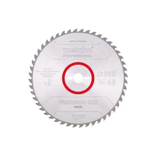 Metabo Sägeblatt precision cut wood - professional WZ 15° - 628056000