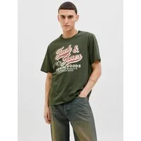 Jack & Jones Rundhalsshirt JJELOGO TEE SS O-NECK 2 COL AW25 SN